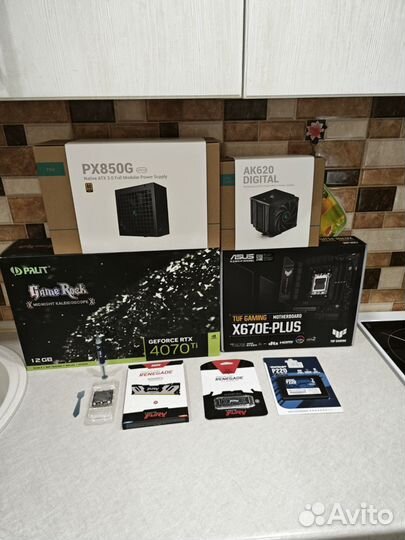 Игровой пк Ryzen 7 7700, RTX 4070ti