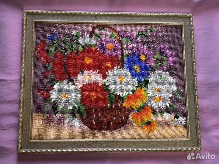 Картины вышитые бисером
