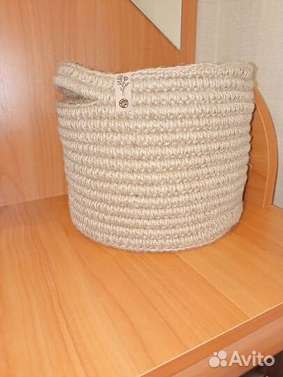 Корзина из джута Эко