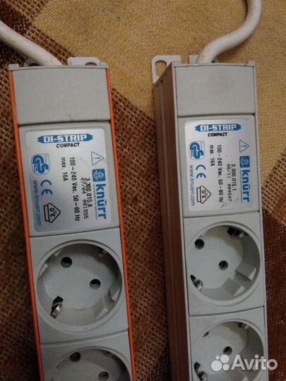 Блок розеток knrr 7 и 15 розеток и abb розетки