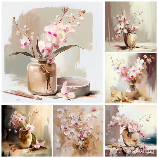 Орхидеи картина в интерьер