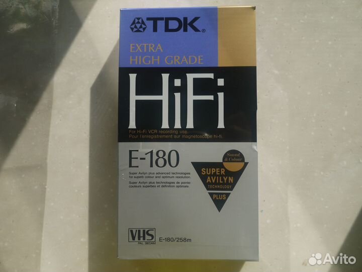 Новая Видеокассета TDK HiFi EHG E-180