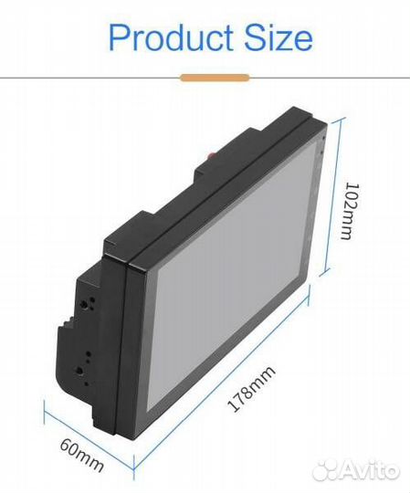 Магнитола 2 din Андроид (Новая)