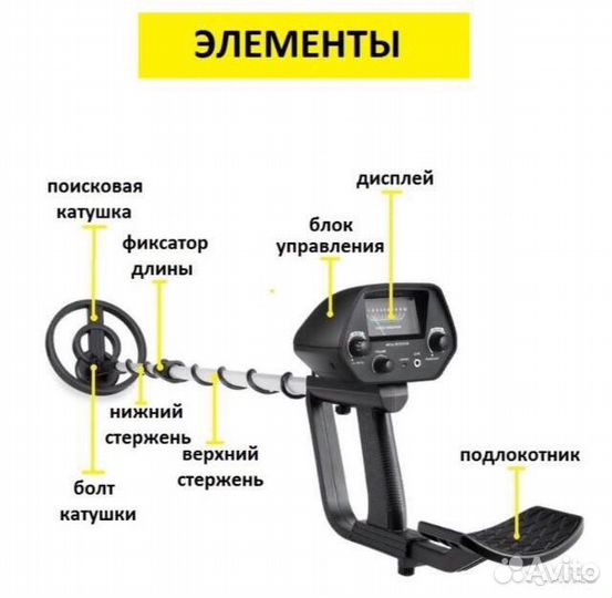 Металлоискатель MD4030P металлодетектор AR944M