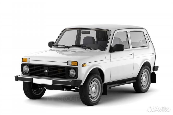 Защита порогов с накладками LADA 