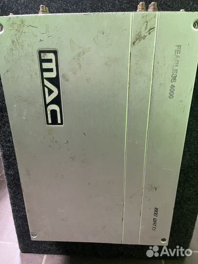 Сабвуфер и усилитель