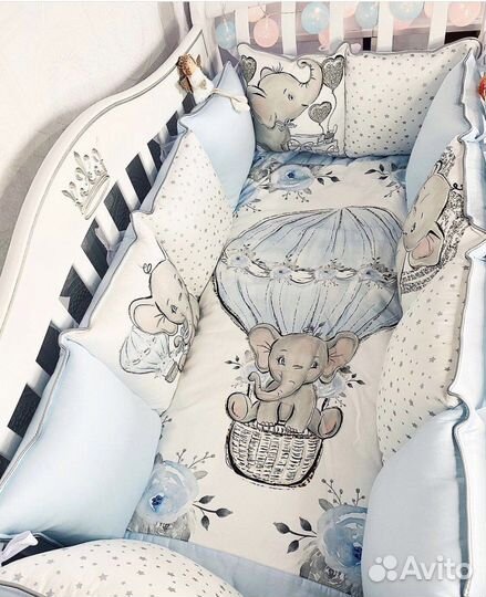 Бортики в кроватку