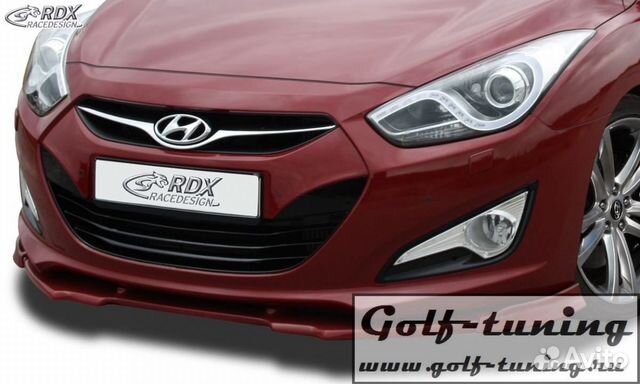 Hyundai i40 11-15 Спойлер переднего бампера