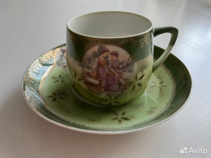 Чайная пара 1920-х годов завода Вербилки