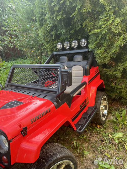 Электромобиль детский Jeep sunshine 4x4