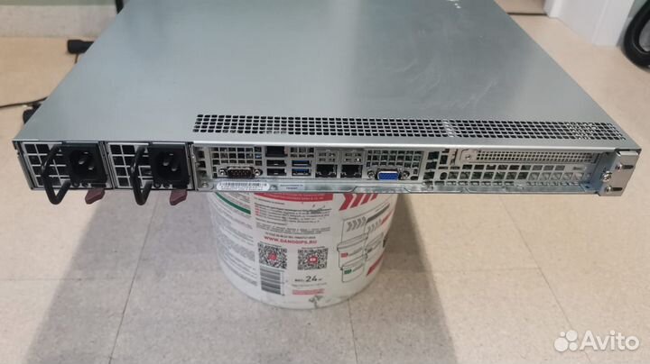 Серверная платформа SuperMicro 5019S-MR с процессо