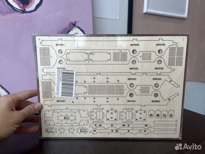 Новая сборная деревянная модель Самосвал