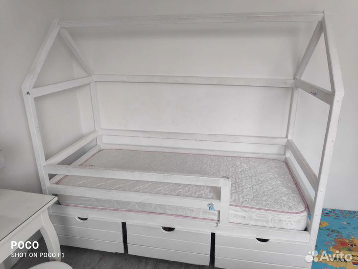 Кровать дом домик самодельная