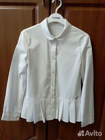 Блузка белая школьная