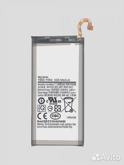 Акб (Аккумулятор) Samsung A8 2018 EB-BA530ABE
