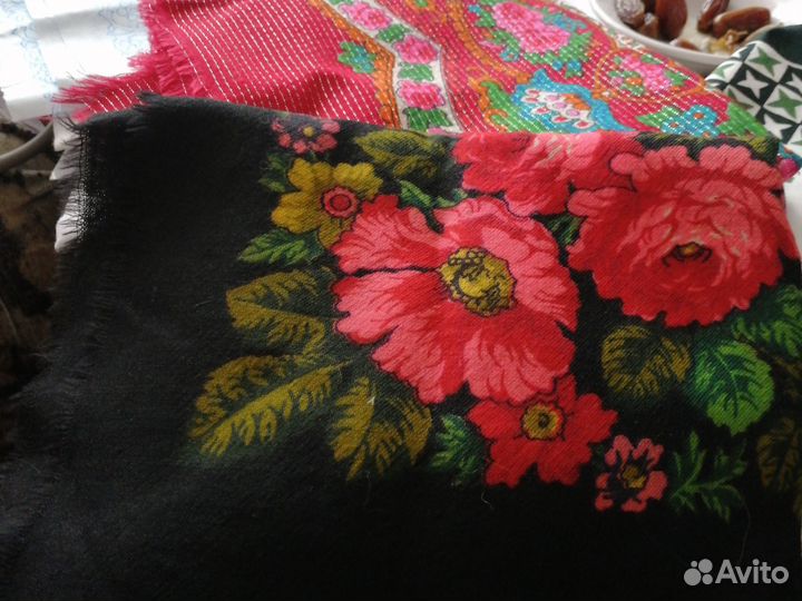 Платки СССР винтаж