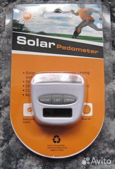 Шагомер HY-02T на солнечной батарее