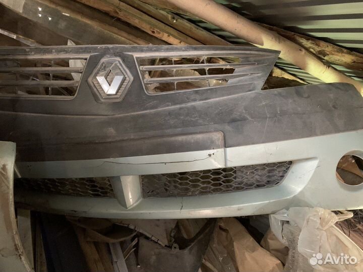 Бампер на renault logan 1