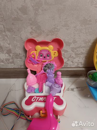 Игровые наборы доктор Плюшева, кухня, салон