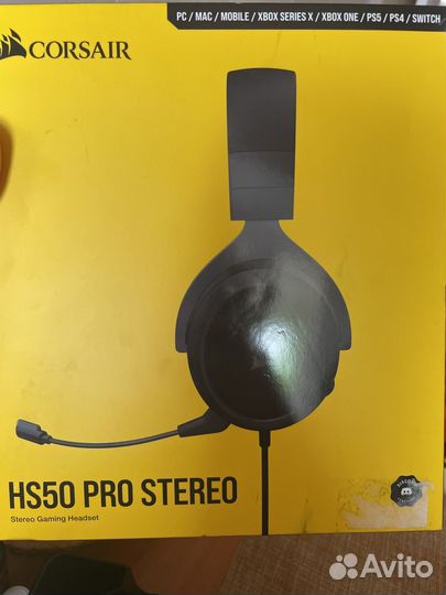 Игровые наушники Corsair HS50 PRO stereo
