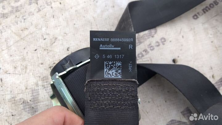 Ремень безопасности передний правый Renault Duster