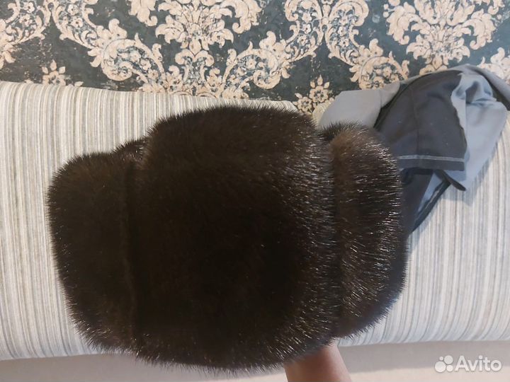 Норковая шапка формовка мужская новая 56 -58