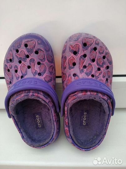 Crocs,сабо утепленные