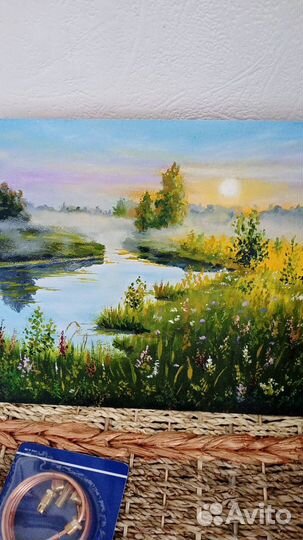 Этюд. Летняя тишина. Масло