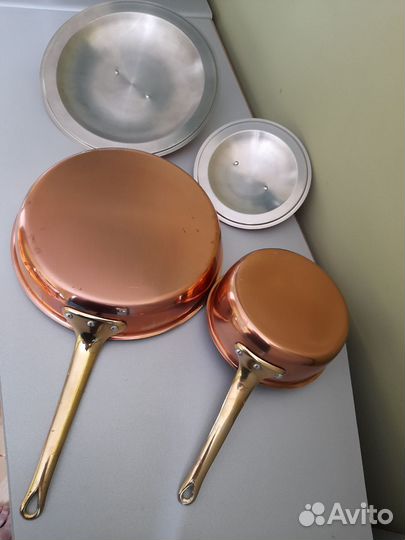 Комплект посуды из меди Германия