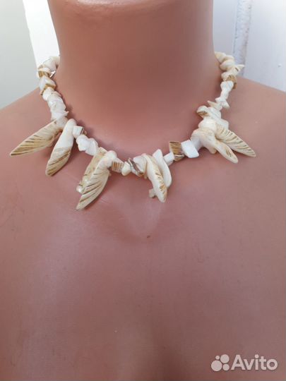 Колье перламутр Винтаж