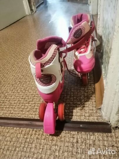 Роликовые коньки детские раздвижные