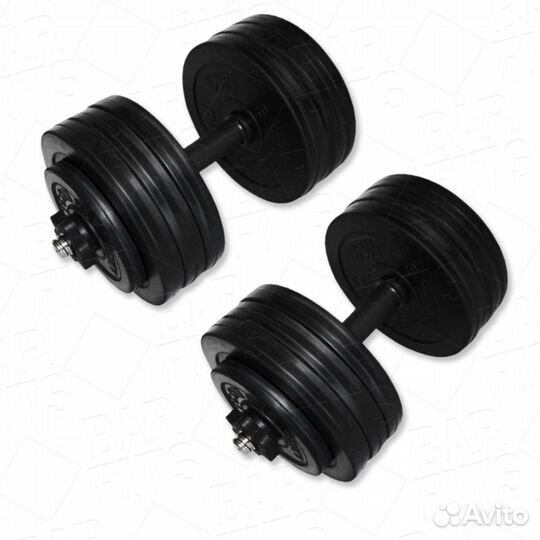 Гантели разборные barfits Sportcom D26 34кг - 2шт