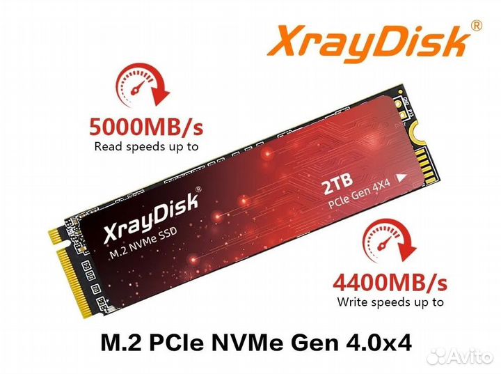 SSD M.2 XrayDisk 2 Тб 5000 Mb/s (новый)