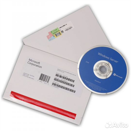 Windows server 2019 standard DVD box