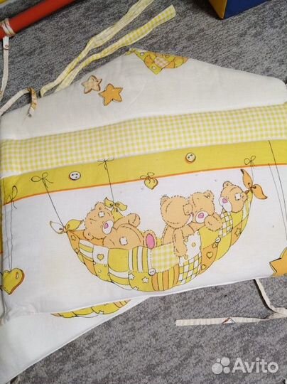 Бортики в детскую кроватку