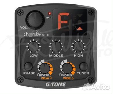 Cherub GT-6 Гитарный эквалайзер цифровой 3-х поло