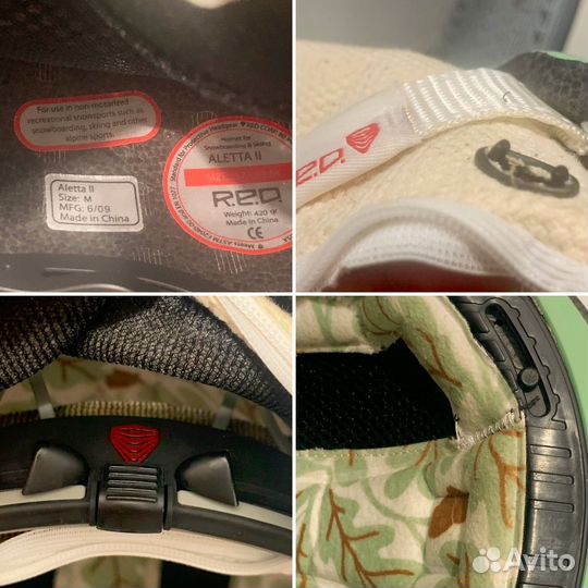 Сноубордический шлем RED alette, размер М