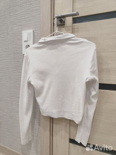 Лонгслив белый