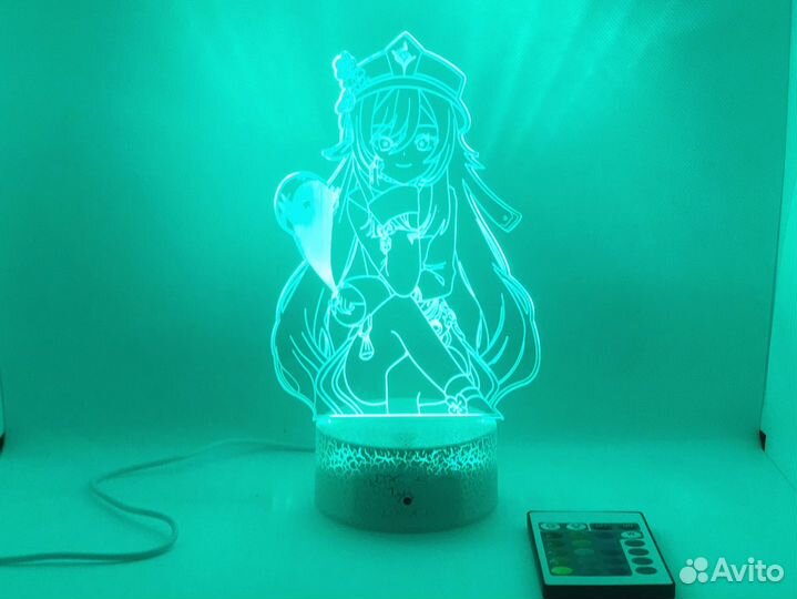 Ночник Ху Тао 16 цветов (с пультом)