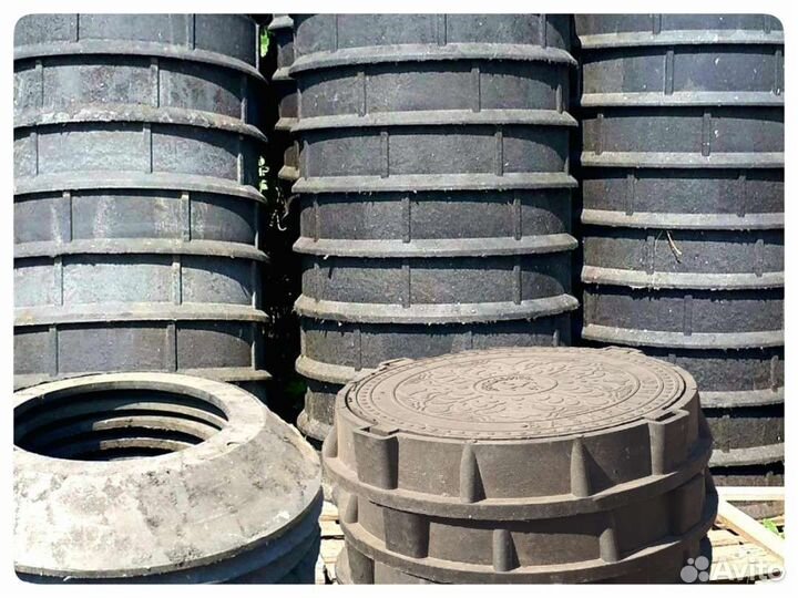 Кольцо, люк, конус полимерпесчаные, канализация