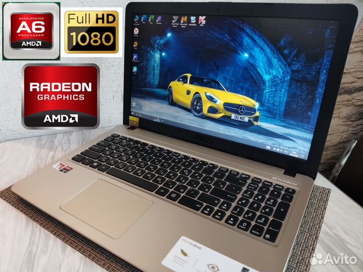 Игровой asus AMD A6 /8Gb/SSD240GB/R5 m420 2Gb