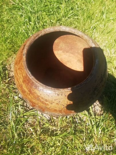 Глиняный горшок Корчага 19век