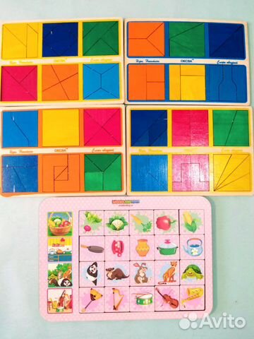 Пазлы деревянные 