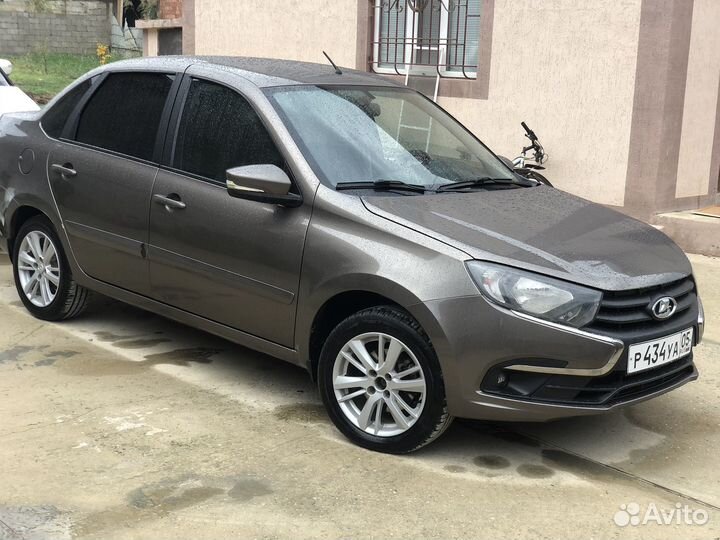 Бампер на гранту фл