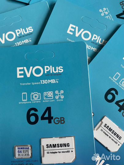 64Gb Micro SD Samsung EVO Plus