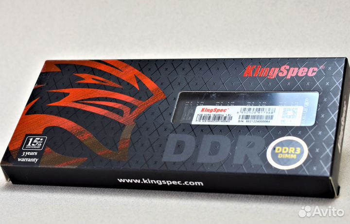 KingSpec DDR3 1600 MHz 8 GB dimm