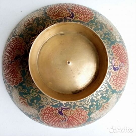 Винтажная вазочка-конфетница Клуазонне