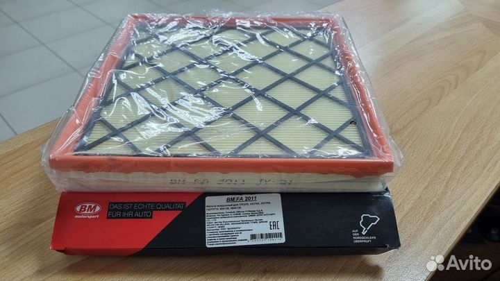 Фильтр воздушный Cruze, Astra, Zafira дизель