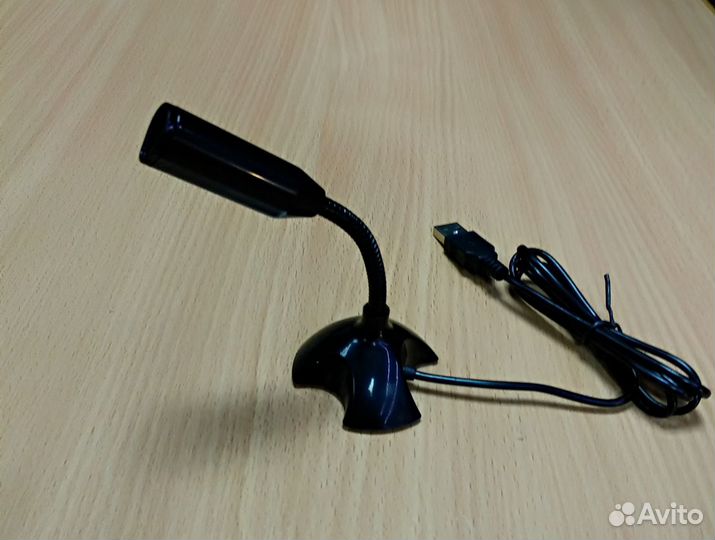 Компактный USB микрофон на гибкой ножке