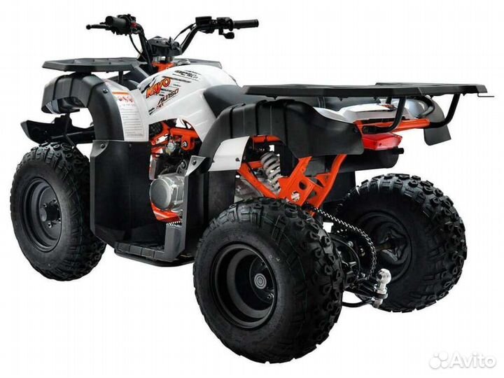 Квадрицикл kayo AU150 CVT (белый пластик 2024 г.)
